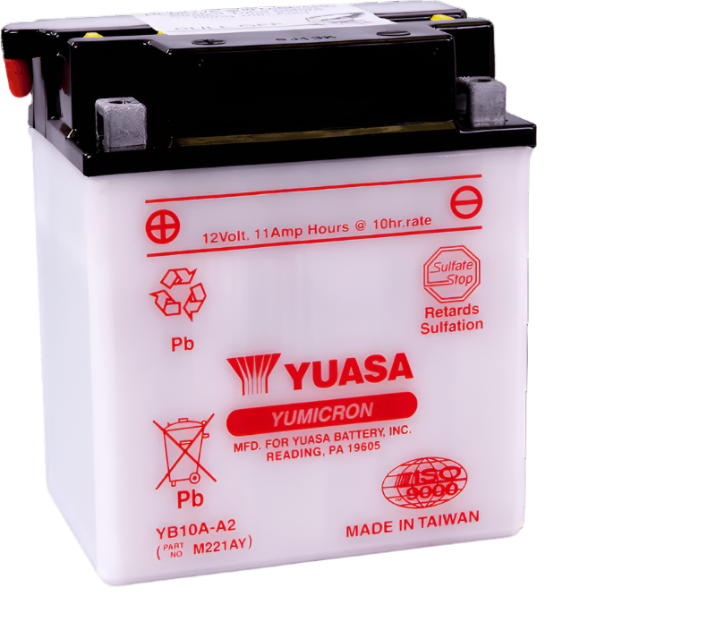 YB10A-A2 Yuasa PowerSport Battery ($10 Core Charge)