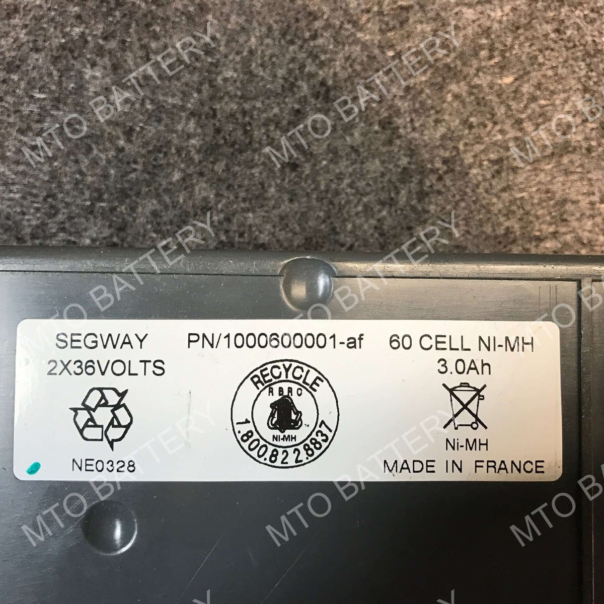 Segway I-Series 36Vx2 NiMH Battery Rebuild Service