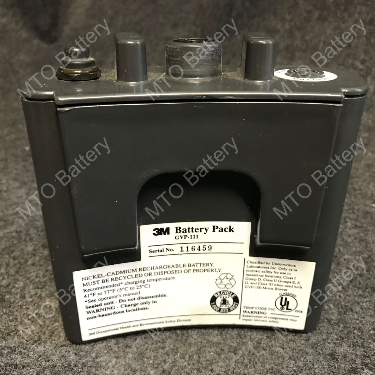 GVP-111 3M tuberculosis respirator Battery Rebuild Service