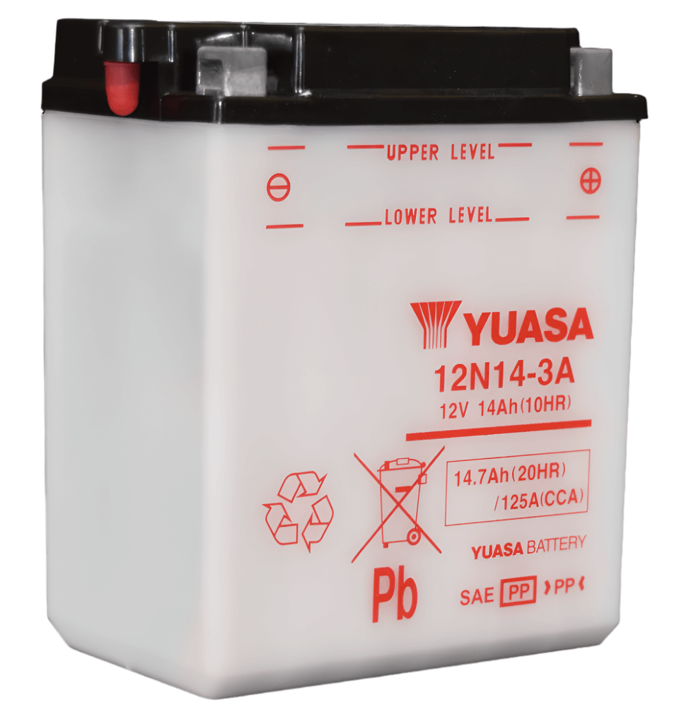 12N14-3A Yuasa PowerSport Battery ($10 Core Charge)