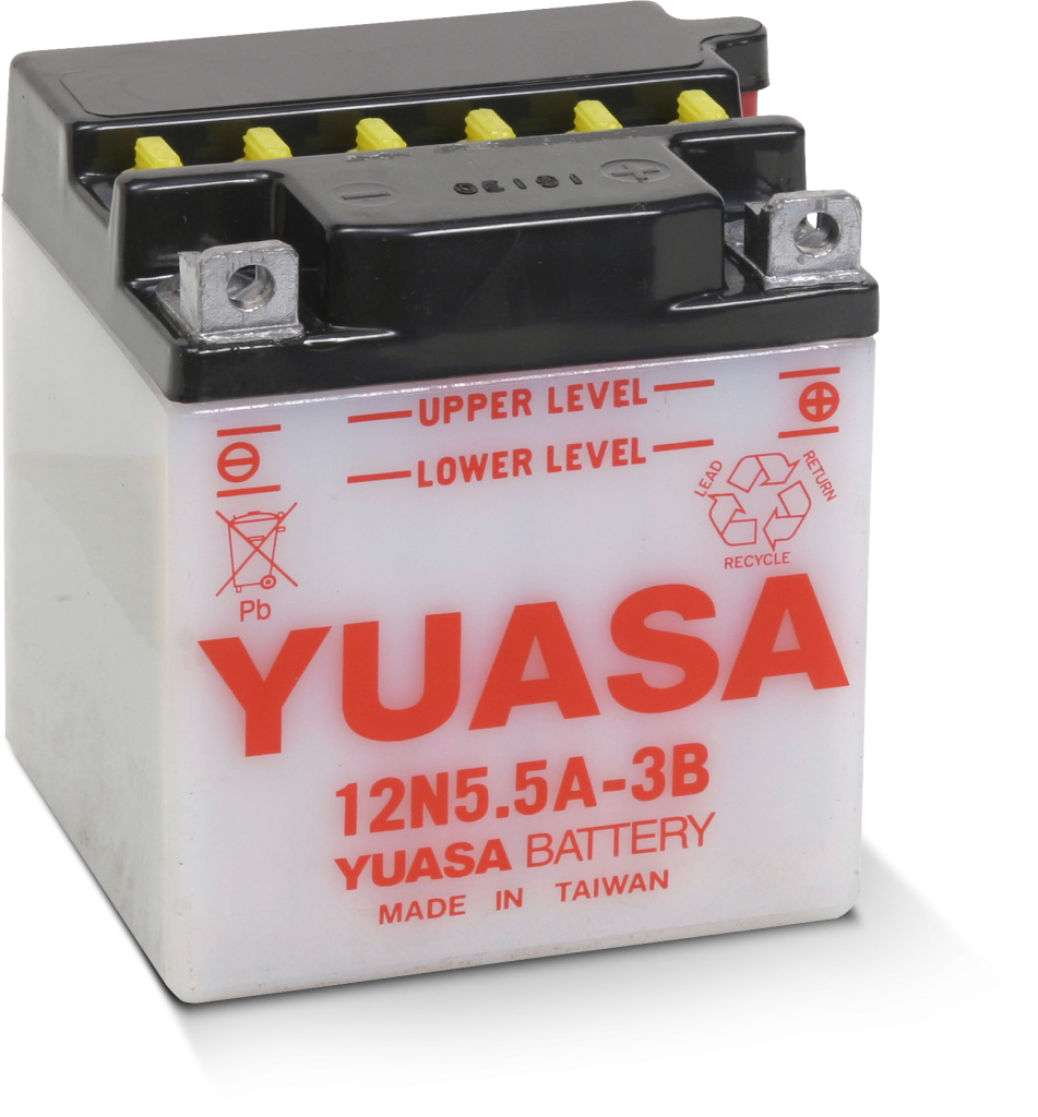 12N5.5A-3B Yuasa PowerSport Battery ($10 Core Charge)
