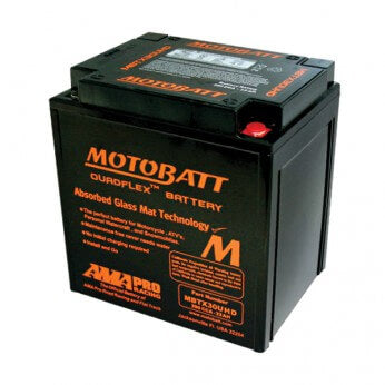 MBTX30UHD MOTOBATT PowerSport Battery ($10 Core Charge)