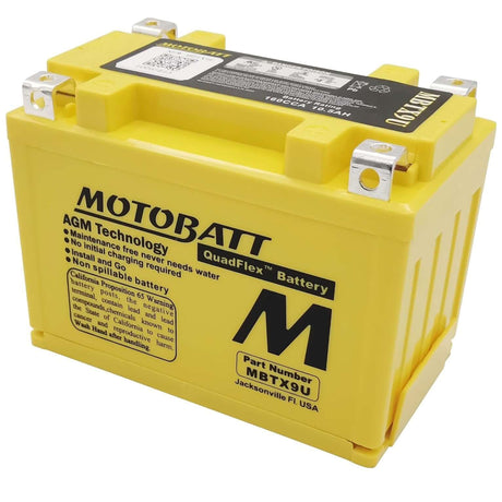 MBTX9U MOTOBATT PowerSport Battery