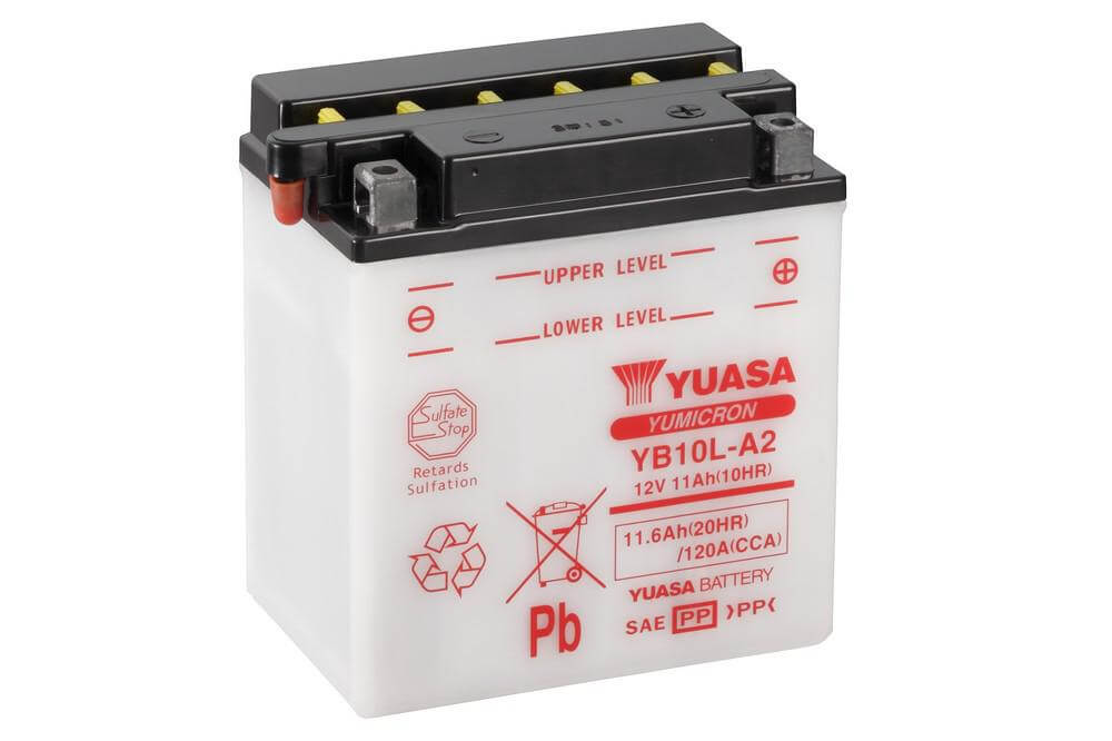 YB10L-A2 Yuasa PowerSport Battery ($10 Core Charge)