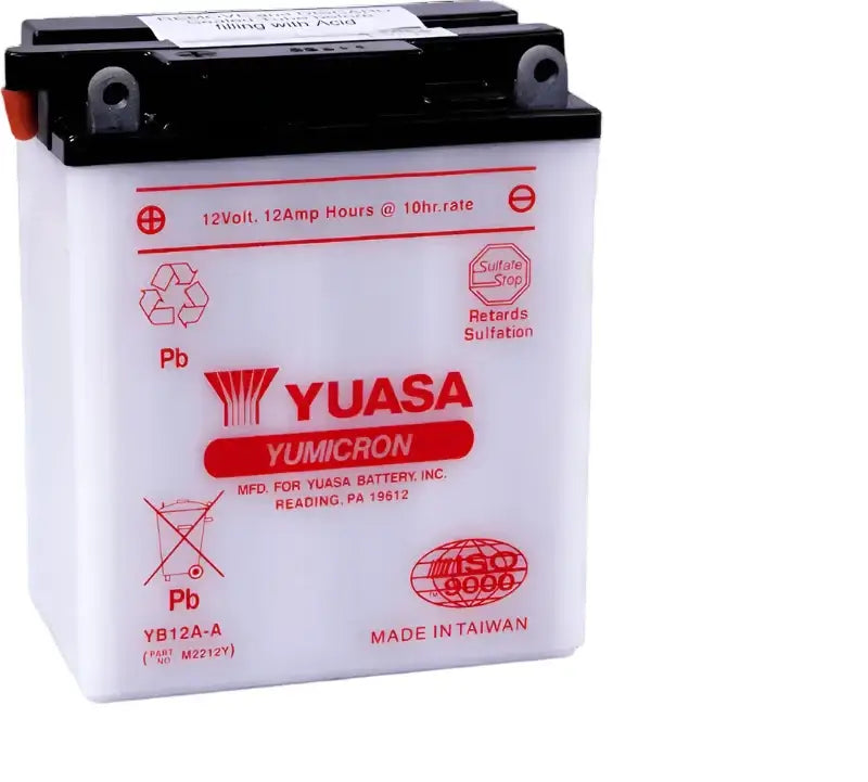 YB12A-A PowerSport Battery ($10 Core Charge)