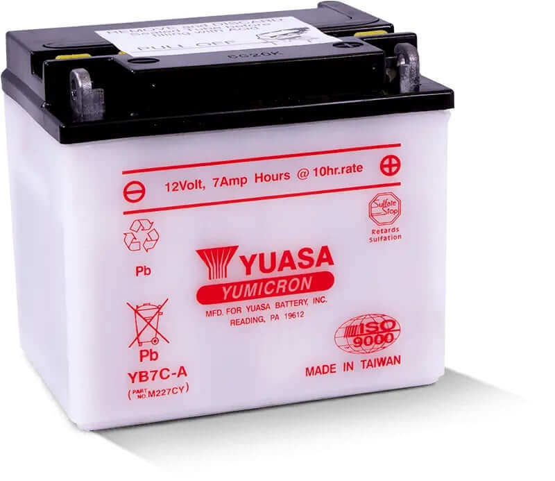 YB7C-A Yuasa PowerSport Battery ($10 Core Charge)