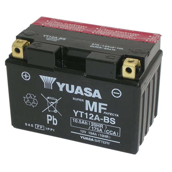 YT12A Yuasa PowerSport Battery ($10 Core Charge)