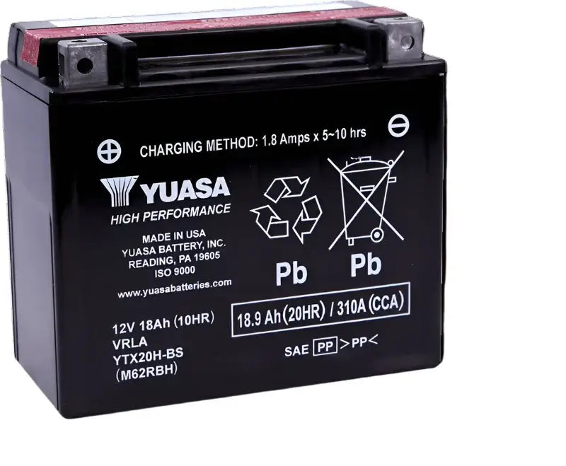 YTX20H Yuasa PowerSport Battery ($10 Core Charge)