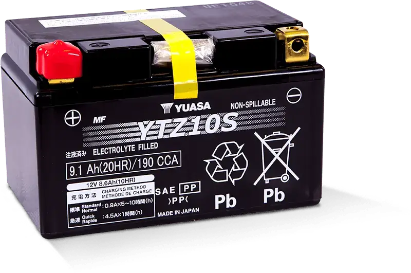 YTZ10S Yuasa PowerSport Battery ($10 Core Charge)